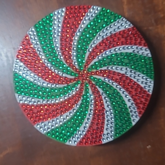 Rhinestone Christmas Coasters - Picture 8 of 14